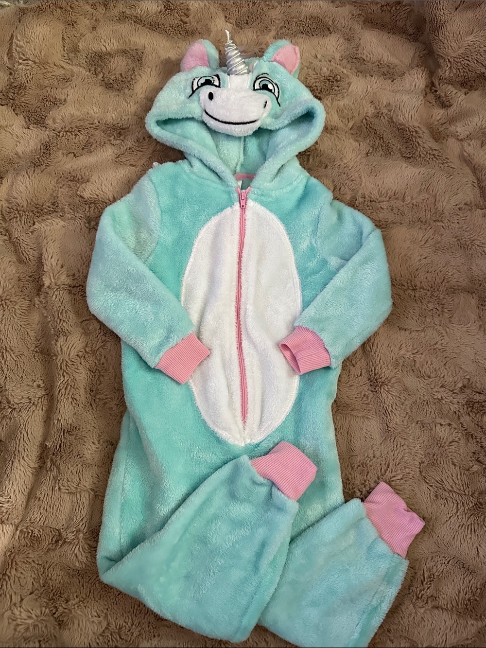 Unicorn Hooded Plush costume, 2T
